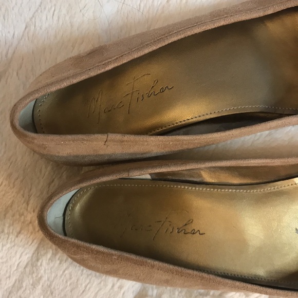Marc Fisher Nude Ballet Flats Size 9 - Picture 4 of 11